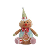 Decoris Polyester Gingerbread Sitting 40cm